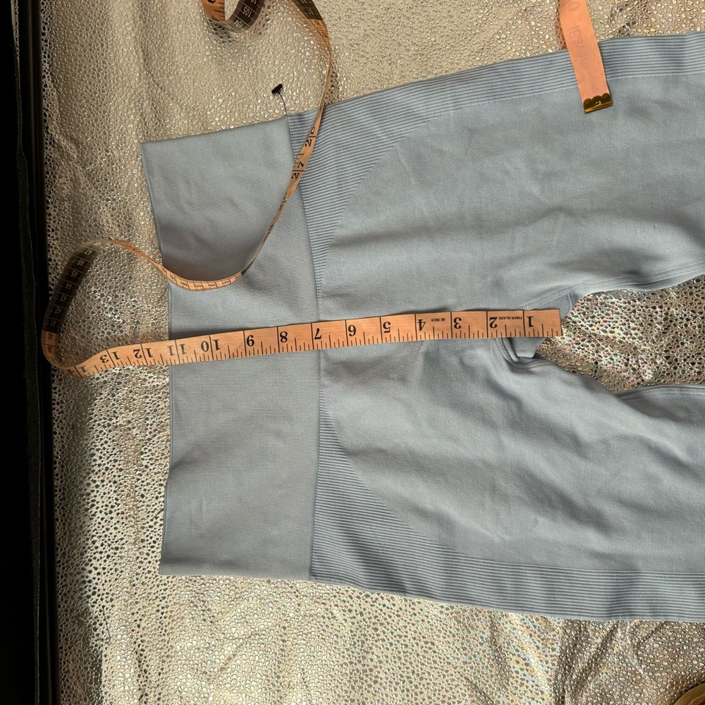 Set active light blue high rise seamless leggings M - Picture 10 of 11